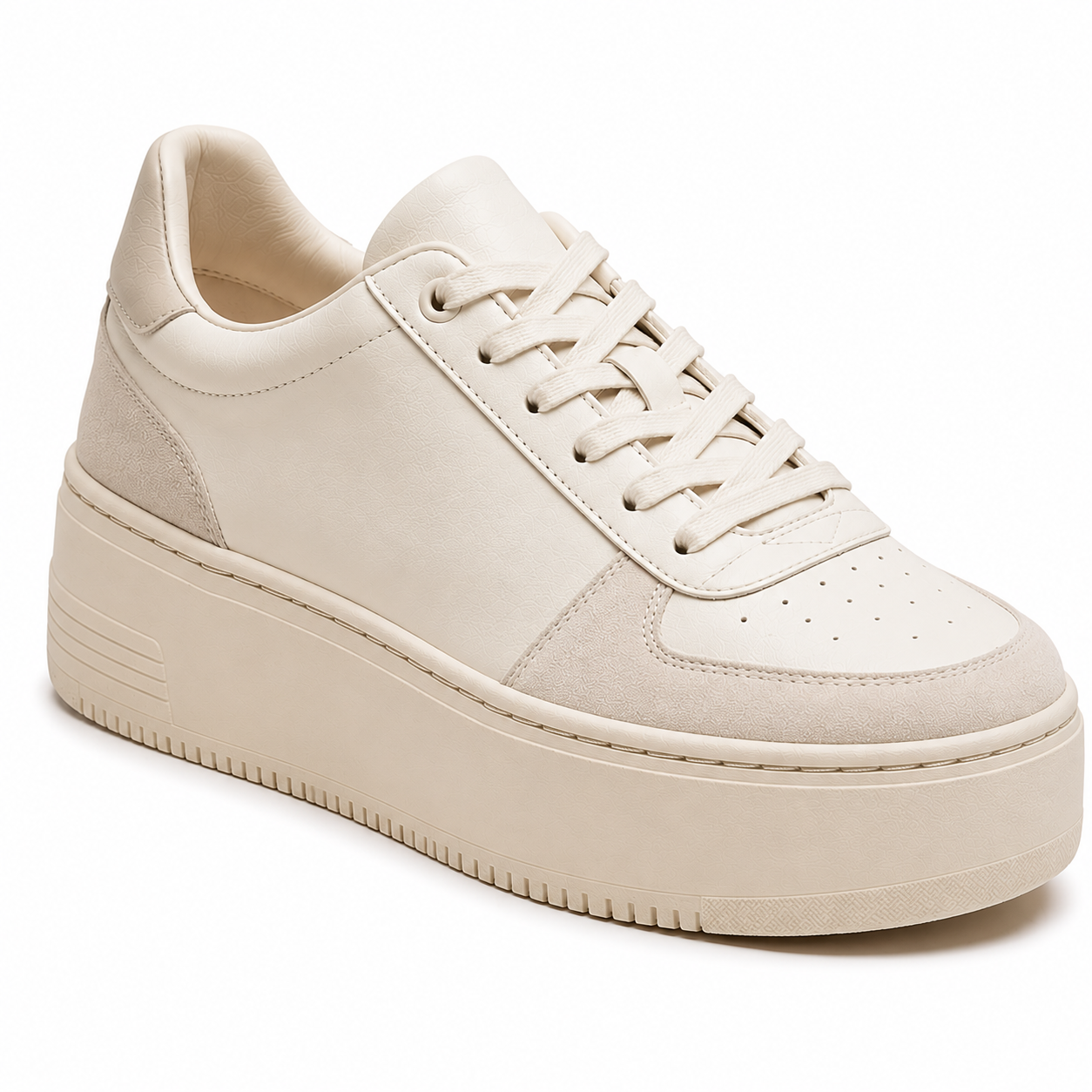 Ecru Platform Sneaker
