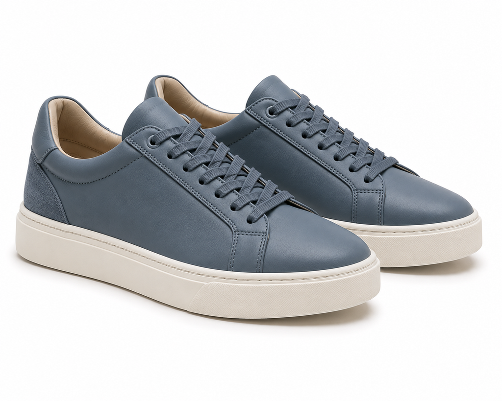Steel Blue Minimal Sneaker