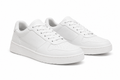 Cloud White Leather-Look Sneaker