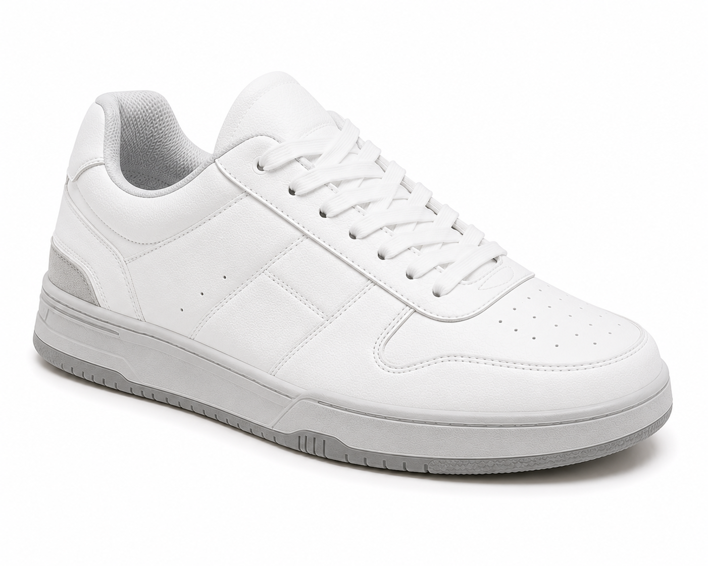 White Horizon Grey Sole Sneaker